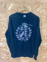 Vintage 90s black & silver Mackinac Island Michigan cruising club USA souvenir crew neck sweater size small